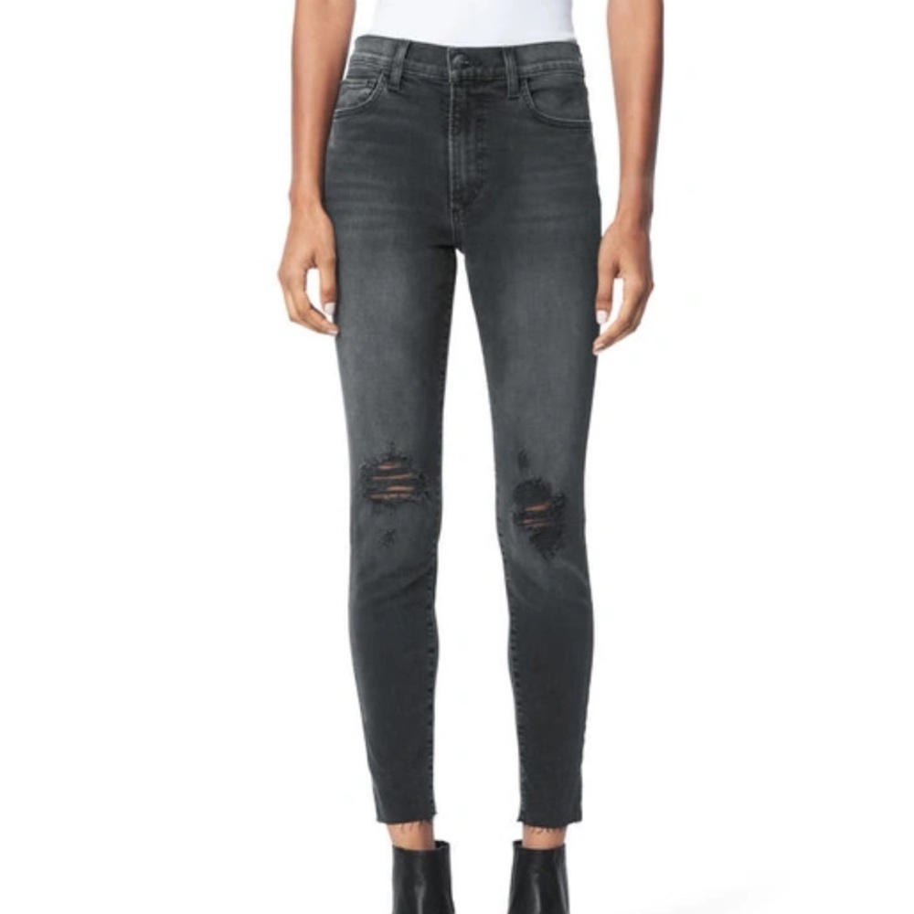 NWT Joe’s The Charlie Distressed High Rise Skinny Ankle Jean - Amadeus - 24